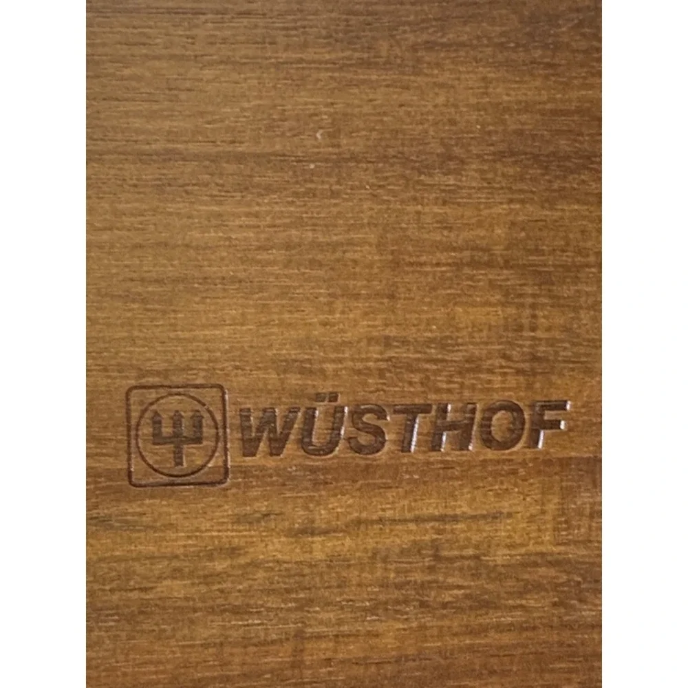 Wusthof Steak Knives Wooden Presentation Storage Box Chest Felt Lined BOX ONLY